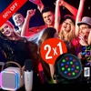 PARLANTE KARAOKE CON MICROFONO + LUCES LED PROTON + 50% OFF