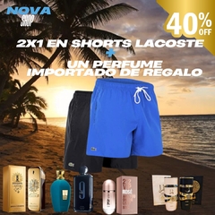 2 X 1 SHORTS LACOSTE + UN PERFUME IMPORTADO DE REGALO + 40% OFF - comprar online