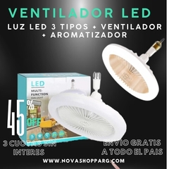VENTILADOR LED 3 EN 1 + 45% OFF - comprar online