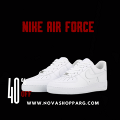 NIKE AIR FORCE 2X1 + 40% OFF (UNISEX) - NOVA SHOPP