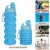 BOTELLA PLEGABLE DEPORTIVA 500ML SILICONA CON TAPA A ROSCA