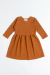 Vestido Waffle Caramelo