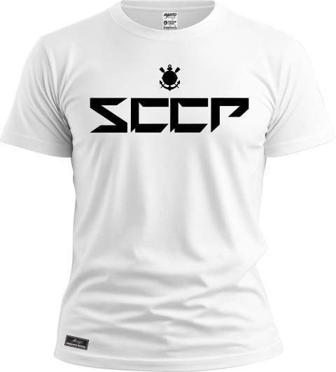 Camiseta 100% - Algodão - Modelo Masculino (unissex) - SCCP MODERNO - comprar online