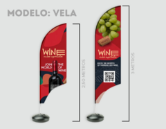 Wind Banner Modelo Vela - comprar online
