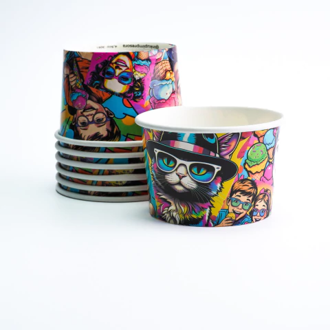 Pote Polipapel 120 cc Personalizado Full Color - comprar online