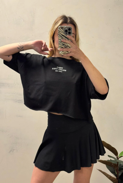 Remera Crop Date Club - comprar online