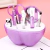 Set de Manicura 9 en 1 con Estuche en Forma de Manzana - Naturalmente