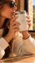 Vaso Térmico cónico Bianco 335 ML