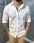 Camisa Tricoline Algodão com Elastano - branco