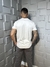 Camiseta Gola Média Suedine - off white na internet