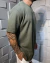 Over Texture Gola Média Verde-Militar - comprar online