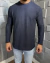 Blusa texturizada manga longa - Marinho - loja online