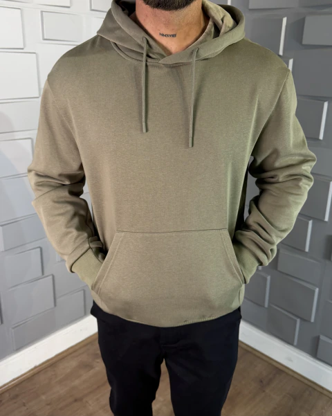 Blusa de moletom peluciado Molise - Verde