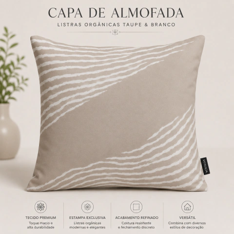 Capas de Almofada Velvet 45x45cm, lisas e estampadas - loja online