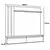 Painel Trend da Patrimar Móveis. Ideal para TVs de até 65 polegadas. Espaço para TV de 1,60 m × 1,01 m (Largura de 1600 mm x Altura de 1010 mm), acomodando TVs de até 65 polegadas, perfeito para valorizar sua TV e ainda expor objetos decorativos, livros e