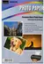 Papel fotografico A4 glossy adhesivo 20 hjs