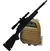 Juguete mochila de agua SEBIGUS Base X Army