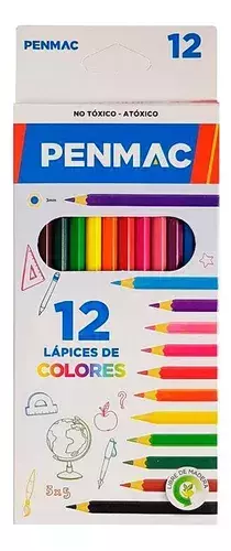 Lápices de colores PENMAC (X12)