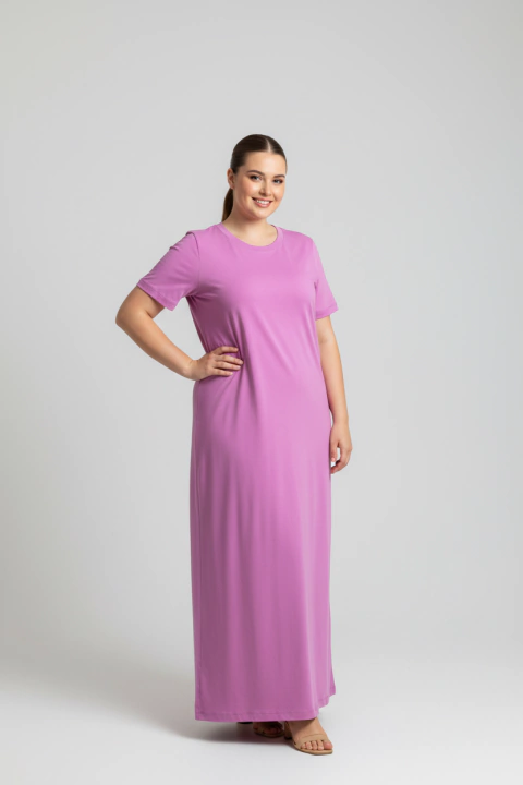 VESTIDO DIVERSION JERSEY LARGO MANGA CORTA