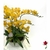 ORQUIDEAS BALI M AMARELAS | VASO BRANCO MÁRMORE