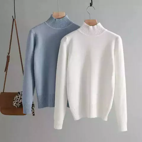 Blusa Tricot Joana Gola Alta