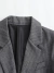 Conjunto Outfit Blazer e Saia Cinza Listrado Britany - Doiseff | Roupa - Moda Feminina