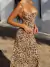 Vestido Longo de Tule Estampa Leopard na internet