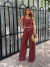 Calça Pantalona de Alfaiataria Thalia - loja online