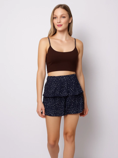 Blusa Cropped com Alças Finas - comprar online
