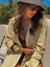 Camisa Feminina Listrada Amarelo Manteiga - Doiseff | Roupa - Moda Feminina