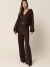 Conjunto Tricot Marrom Cacau