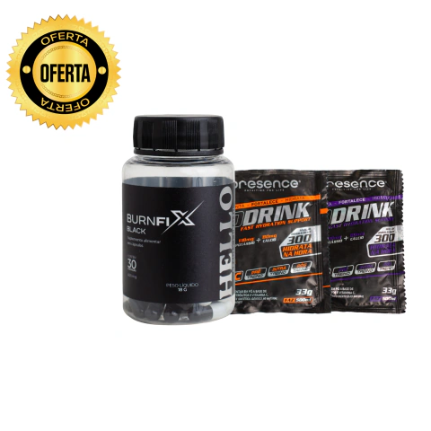 OFERTA! Compre um Burnfix Black e ganhe 2 isodrinks - comprar online