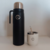 Mate Térmico Blanco + Termo de Acero Inoxidable Negro - comprar online