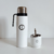 Mate Térmico Blanco + Termo de Acero Inoxidable Blanco