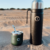 Mate Térmico Verde Inglés + Termo de Acero Inoxidable Negro
