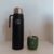 Mate Térmico Verde Inglés + Termo de Acero Inoxidable Negro - comprar online