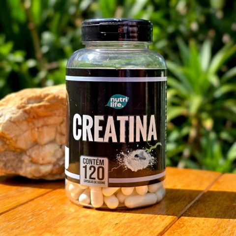 Creatina em cápsulas - 120 cps - 500mg - Nutri Life