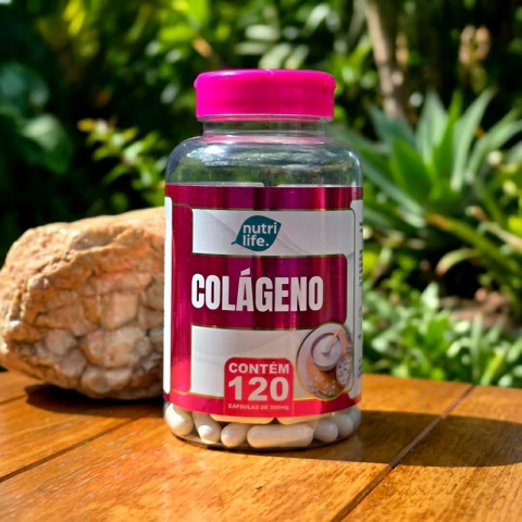 Colágeno Hidrolisado - 120 cps - 500mg - Nutri Life