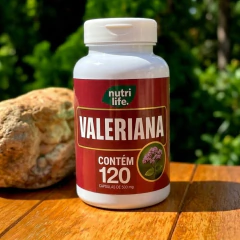 Valeriana - 120 cápsulas - 500mg - Nutri Life