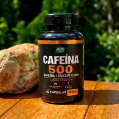 Cafeína + Maca peruana - 60 cps - Nutri vivus - Linha premium