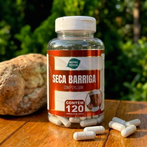 Seca barriga com psyllium - 120 cápsulas - 500mg - Nutri Life