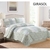 COLCHA QUILT AMARELO ESTAMPADA KING - Onda Blanca