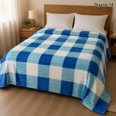 FRAZADA ESCOCESA 2 PLAZAS - comprar online