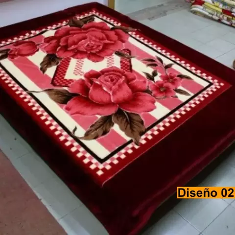 FRAZADA SIMIL PIEL TRIPLE 4 KG 2 1/2 PLAZAS - comprar online
