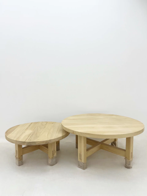 152 - Dúo Mesa Baja redonda OUTLET - comprar online