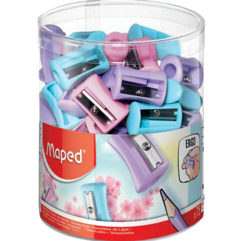 Apontador (sem deposito) Vivo Pastel 1 Furo - Maped - comprar online