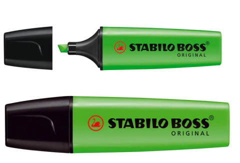 Caneta Marca Texto Stabilo Boss 70/33 Verde