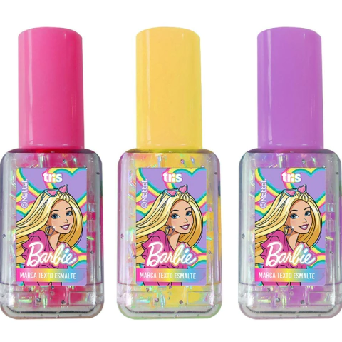 Caneta Marca Texto Barbie Esmalte Neon - Tris - comprar online