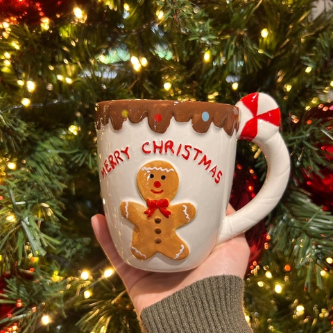 NATAL CANECA GINGER MERRY CHRISTMAS 400ML