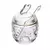 MELEIRA COM COLHER NEW BUTTERFLY COM FIO DE OURO 250ML CRISTAL - LYOR na internet
